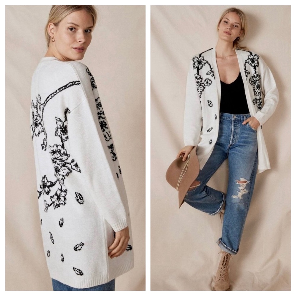 Anthropologie Nadia Floral Cardigan | MEDIUM NWT - Picture 1 of 9